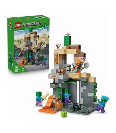 lego minecraft 21587 zombie dungeon 284pcs