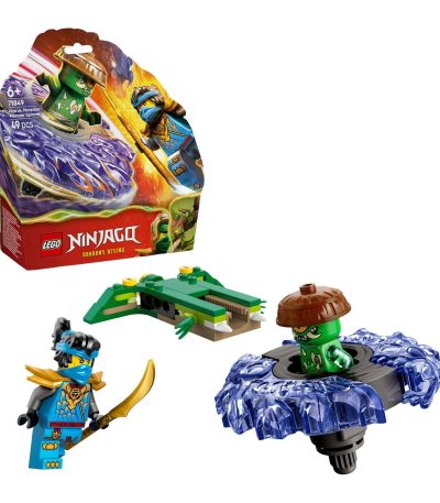 lego ninjago dragons rising 71849 nya vs. mutation monster spinner 49pcs