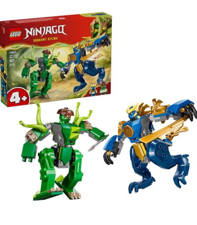 lego ninjago dragons rising 71853 jay's dragon mech fight 107pcs