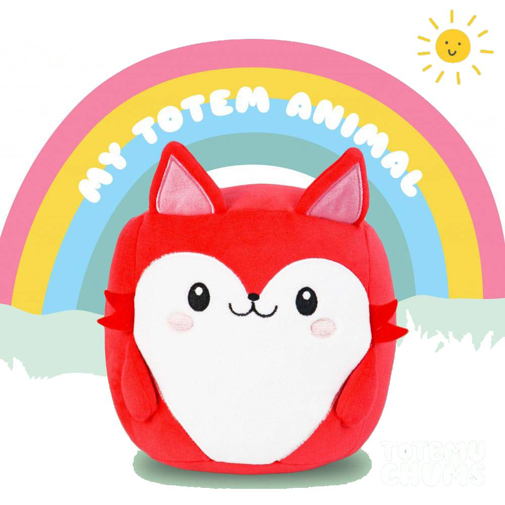totemu chums cute n kawaii plush figure fox 19 cm totemu chums cute n kawaii plush figure fox 19 cm