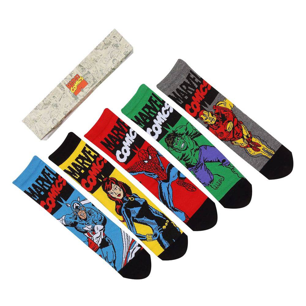marvel socks 5 pack avengers (36 39) marvel socks 5 pack avengers (36 39)