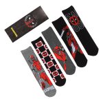 marvel socks 5 pack deadpool (36 39)