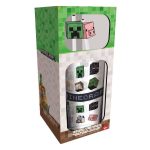 minecraft glass tumbler with twin straw set 480 ml2