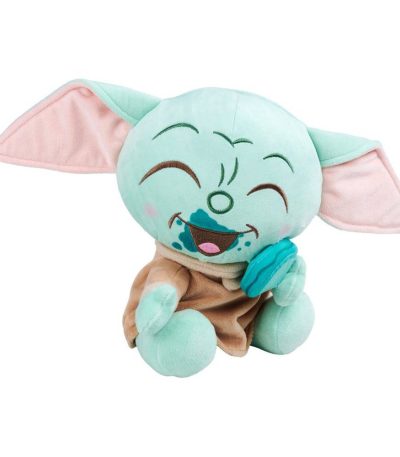 star wars plush figure grogu with macaroon 25 cm