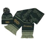 the lord of the rings beanie & scarf set middle earth