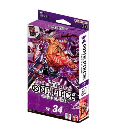 one piece card game starter deck purple charlotte katakuri st34