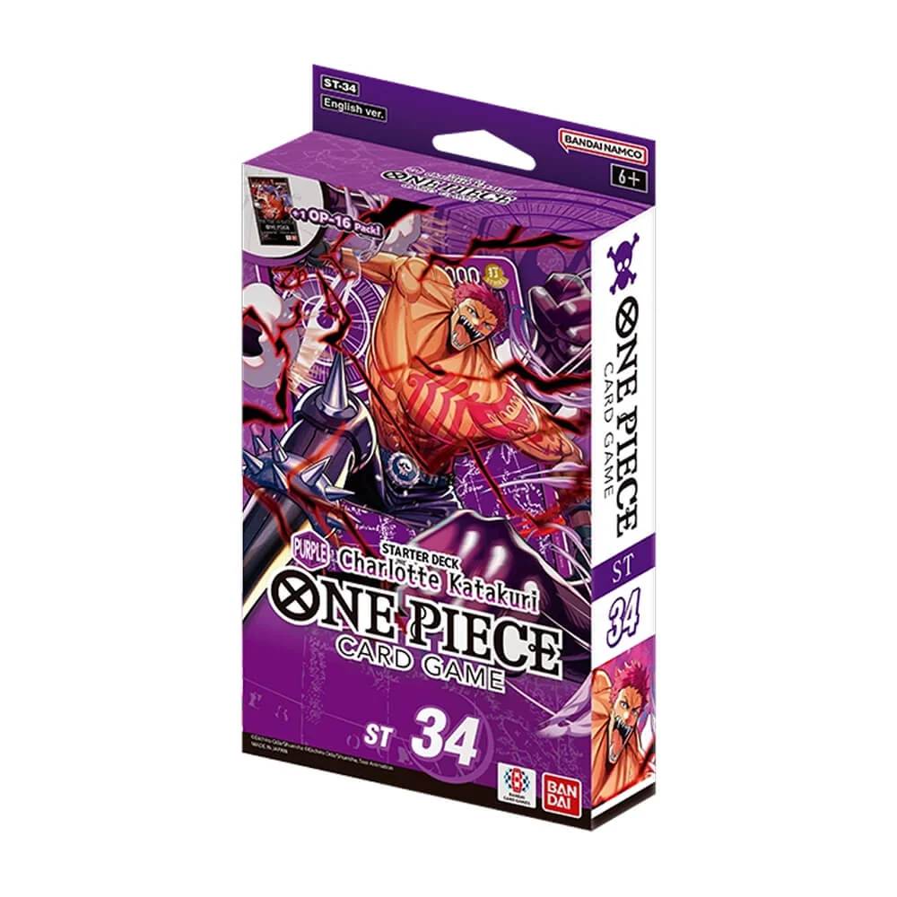 one piece card game starter deck purple charlotte katakuri st34 one piece card game starter deck purple charlotte katakuri st34