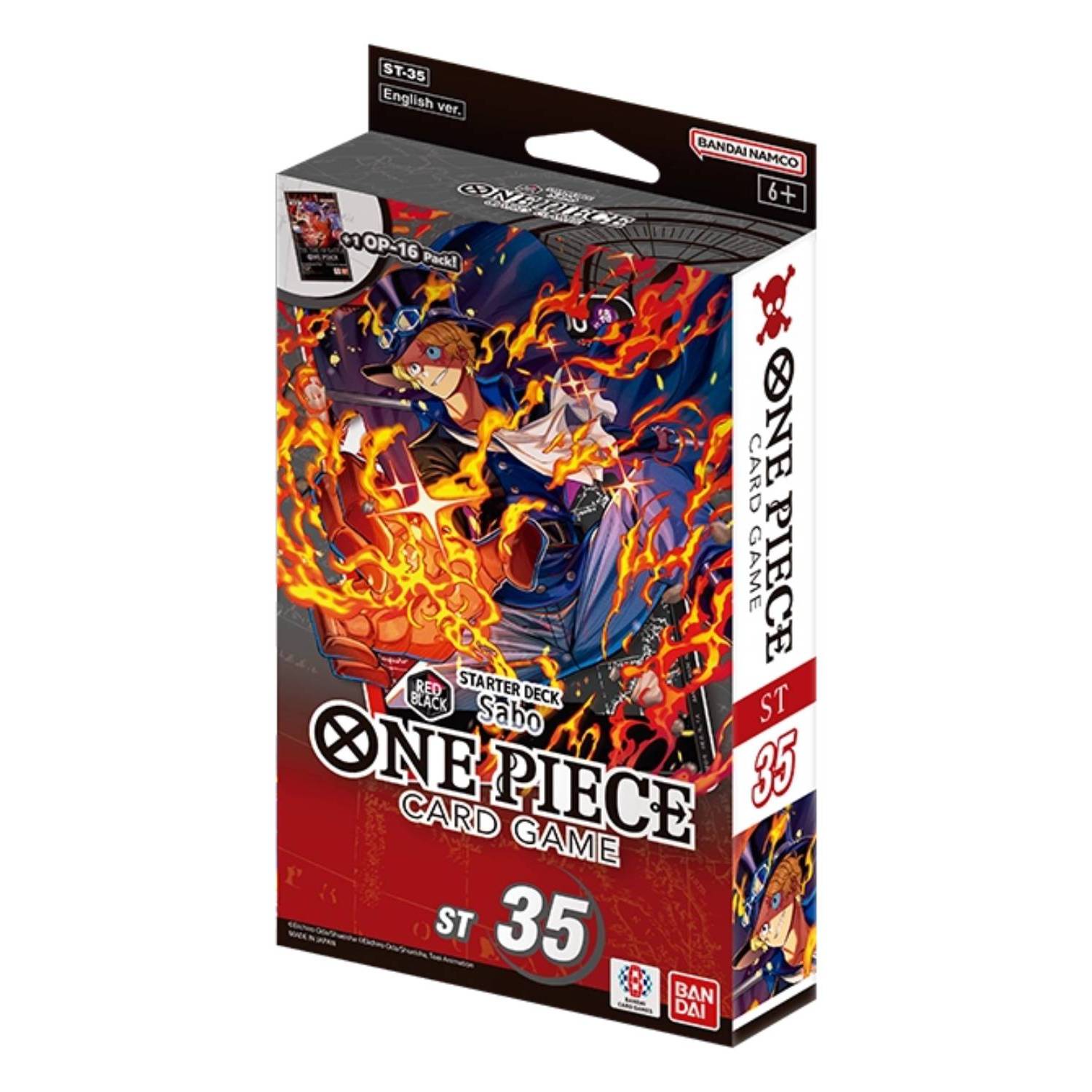 one piece card game starter deck red black sabo st35 one piece card game starter deck red black sabo st35