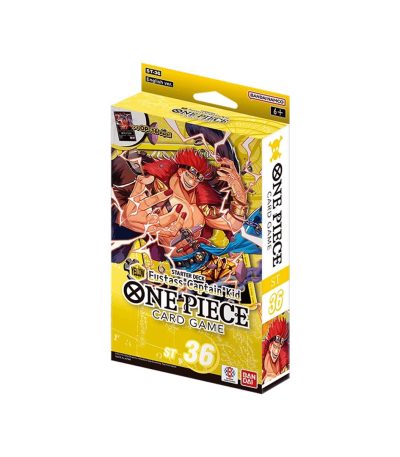 one piece card game starter deck yellow eustass captain kid st36