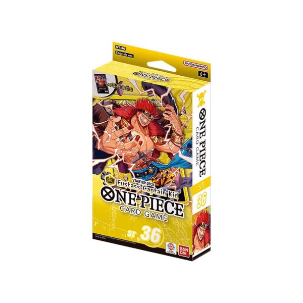 one piece card game starter deck yellow eustass captain kid st36