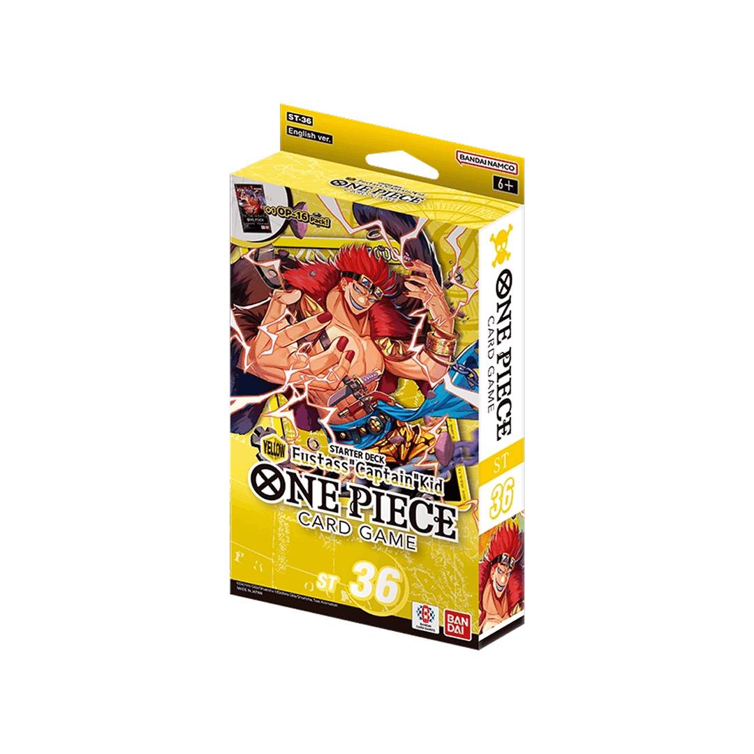 one piece card game starter deck yellow eustass captain kid st36 one piece card game starter deck yellow eustass captain kid st36