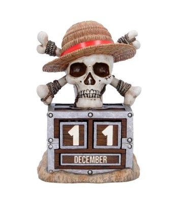 one piece perpetual calendar 15.8cm jolly rogerm1