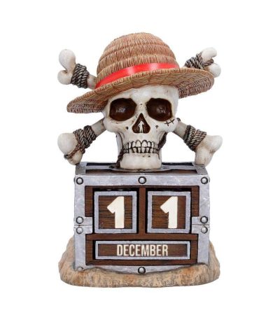 one piece perpetual calendar 15.8cm jolly rogerm1