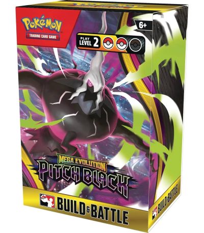pokemon tcg mega evolution pitch black build & battle box