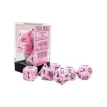 chessex polyhedral 7 die set speckled pink