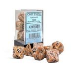 chessex polyhedral 7 die set speckled rust