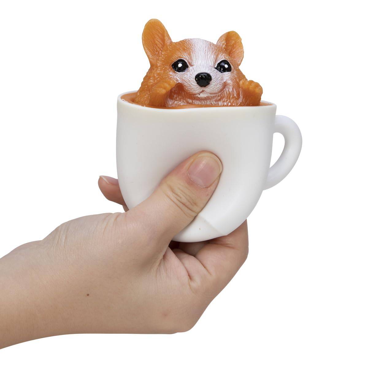 pup in a cup squeeze figure cocoa corgi pup in a cup squeeze figure cocoa corgi