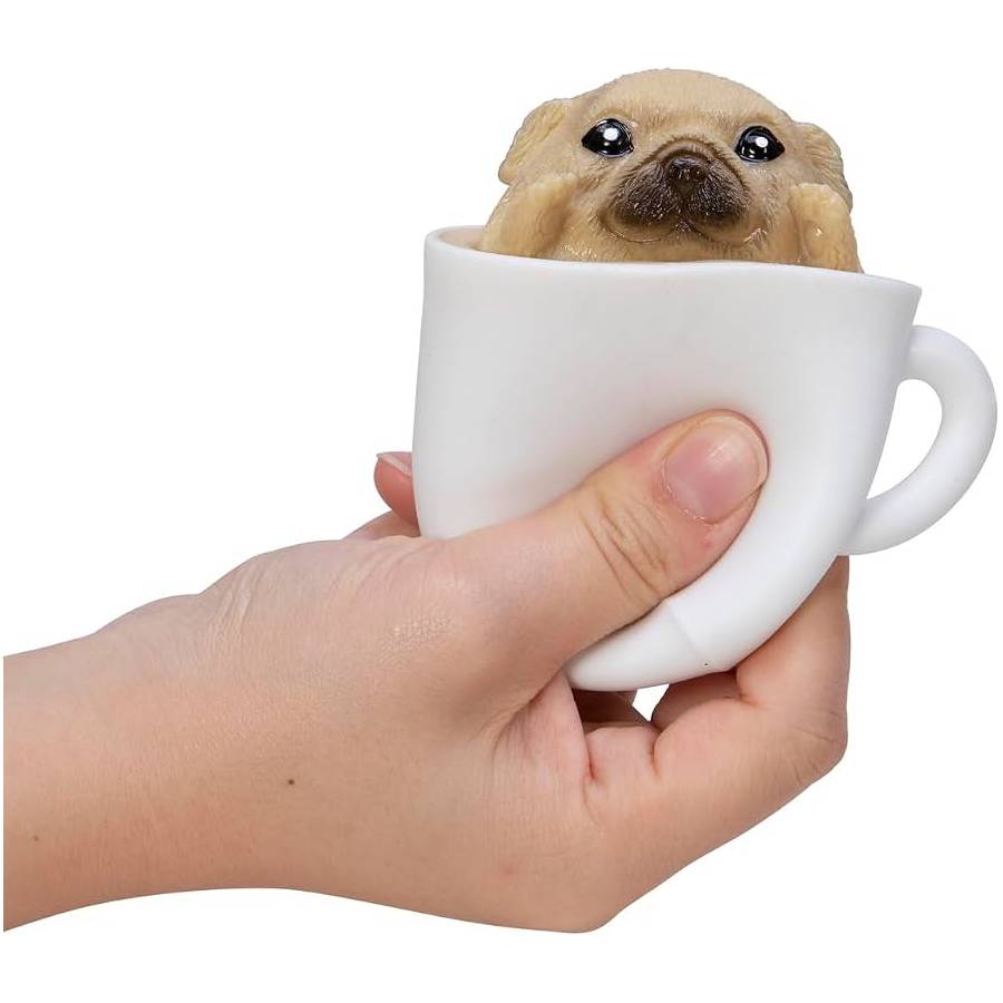 pup in a cup squeeze figure pugachino pup in a cup squeeze figure pugachino